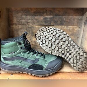 Vans SK8-HI MTE Hiking Boots Suede Green Black